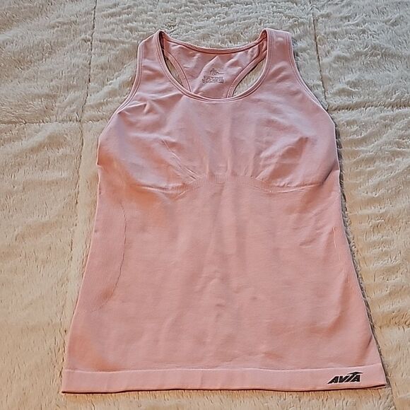 AVIA Active Rackerback Tank Top, Pink Size Medium - Picture 3 of 3